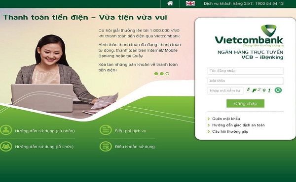 Tất toán tài khoản tiết kiệm Online Vietcombank
