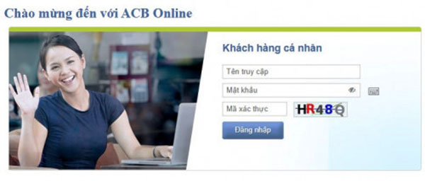 Tài khoản đăng nhập ACB Online sẽ được gửi qua SMS hoặc email sau khi đăng ký