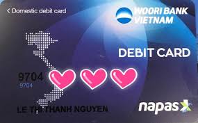 Thẻ ATM ngân hàng Woori bank