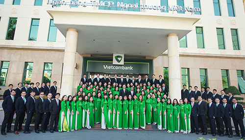Đội ngũ nhân viên Vietcombank