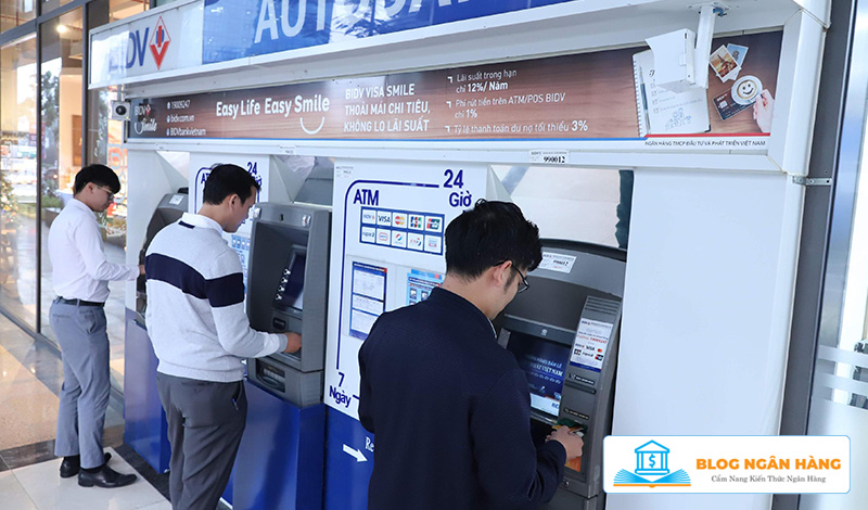 Chuyển tiền tại cây ATM BIDV