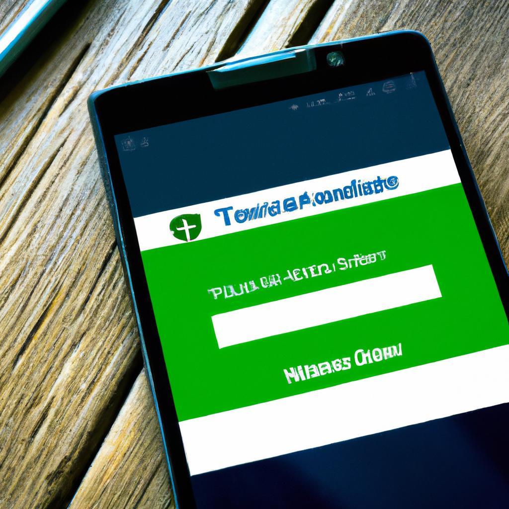 Using the T D Ameritrade mobile app for secure and convenient login.